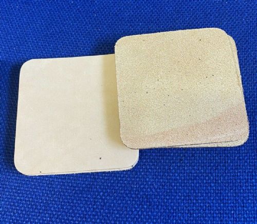 Leather Coasters - Nat Veg - Round or Square 90mm (3.1/2